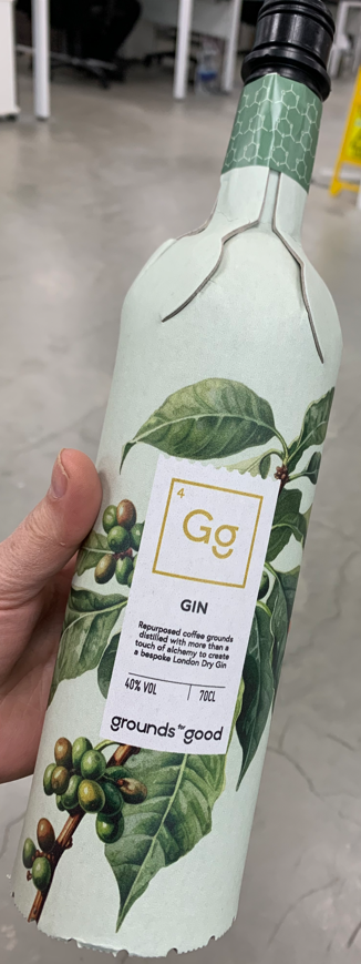 Frugalpac helps launch gin made from coffee grounds in paper bottle