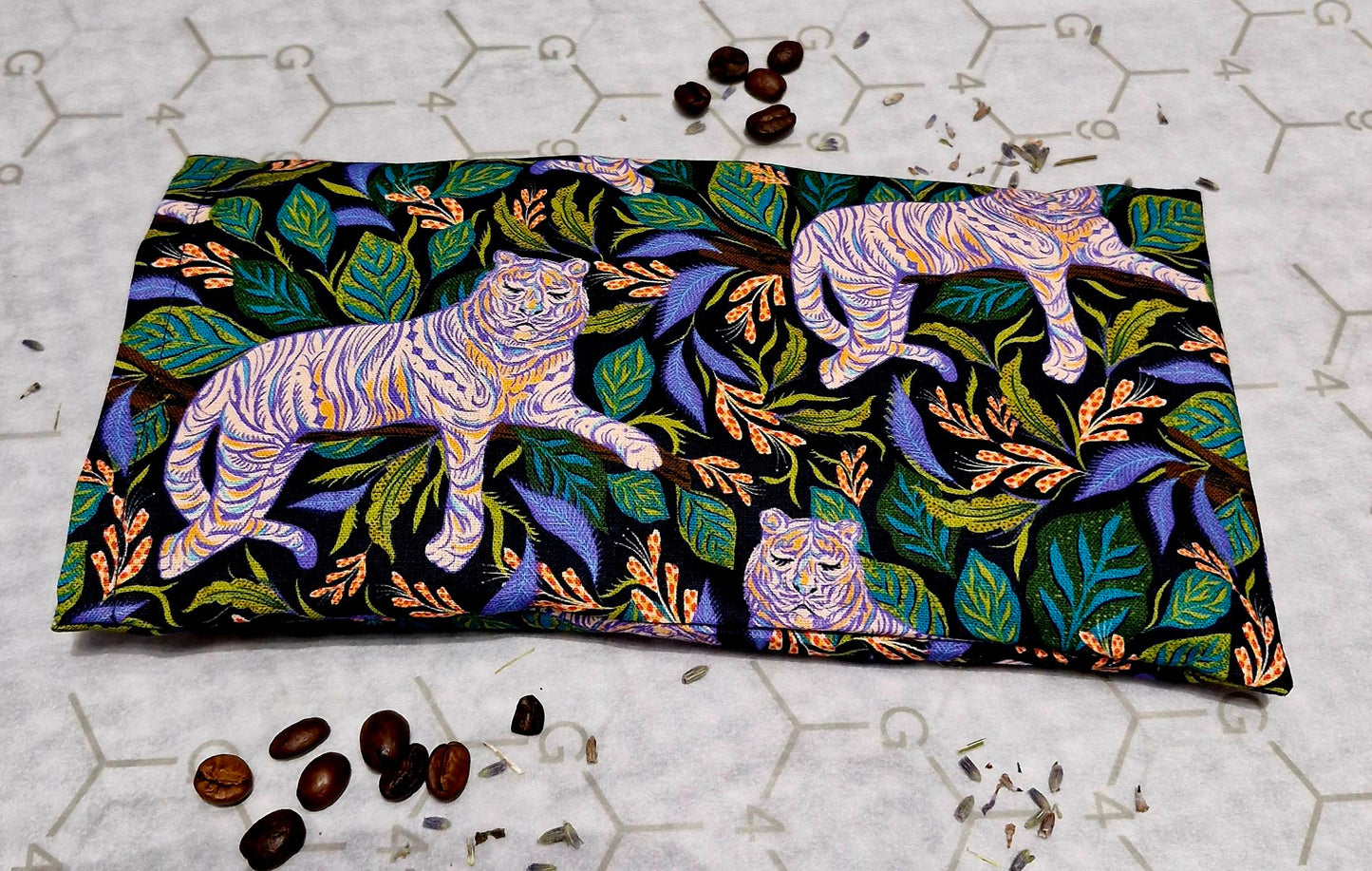 Scented Coffee Grounds Weighted Eye Pillow- 3 different patterns