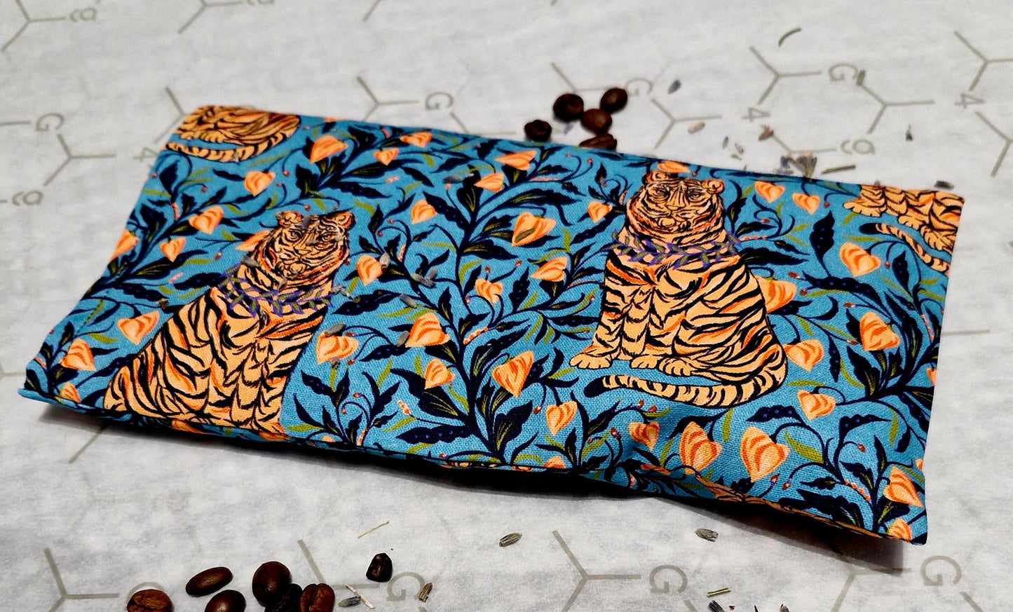 Scented Coffee Grounds Weighted Eye Pillow- 3 different patterns