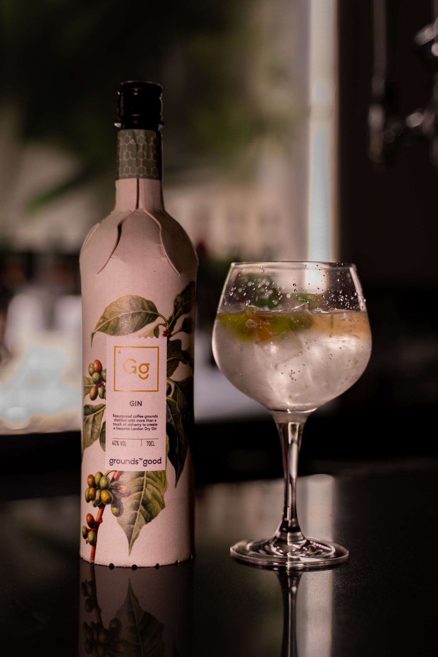 Grounds For Good Gin with a twist of sustainability