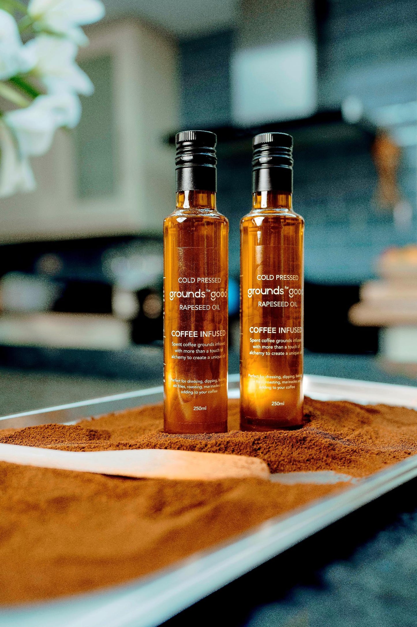 COFFEE INFUSED WELSH RAPESEED OIL