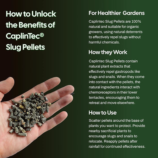 COFFEE GROUNDS SLUG AND SNAIL DETERRENT PELLETS