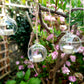 The Garden Kitchen T light with hanging glass candle holder