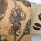 COFFEE SACK DOORSTOP FILLED WITH COFFEE GROUNDS (reduced price)