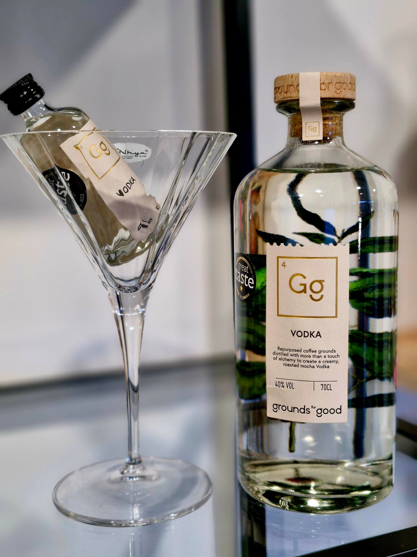 Luigi Bormioli Bach Martini Cocktail Glasses- box of 4