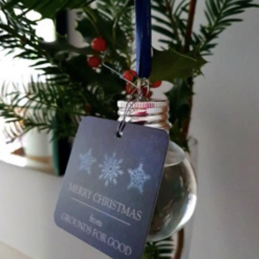 GFG Gin Filled Xmas Bauble